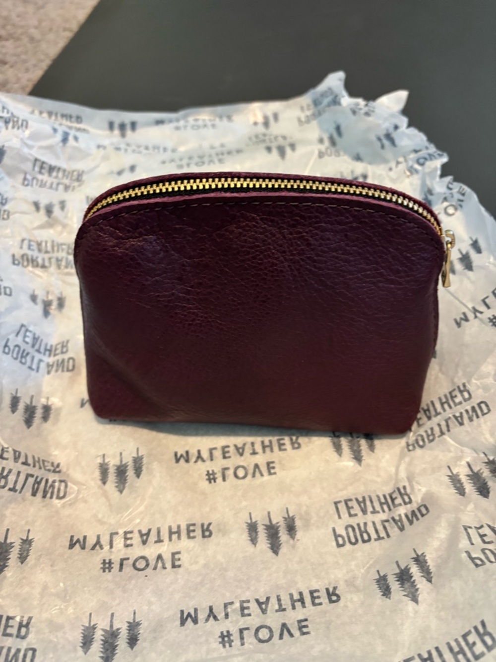 Portland Leather Plum Large Luna